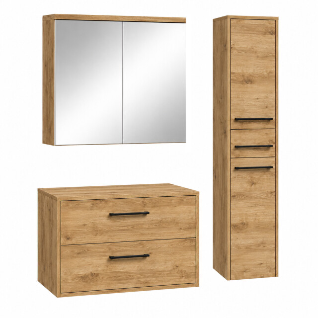 Badplaats Wastafelkast set florence 80 x 46 cm kastanje met 3684354 large