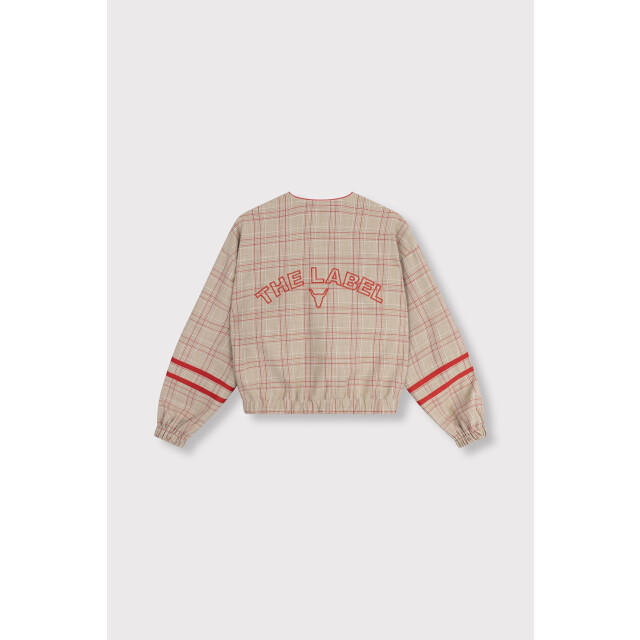 Alix The Label Sporty check bomber zand dessin 4279.06.0001 large