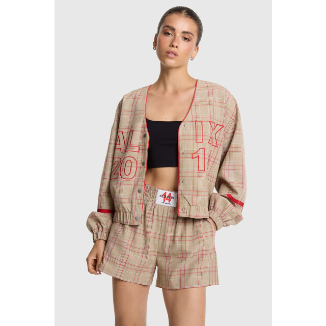 Alix The Label Sporty check bomber zand dessin 4279.06.0001 large