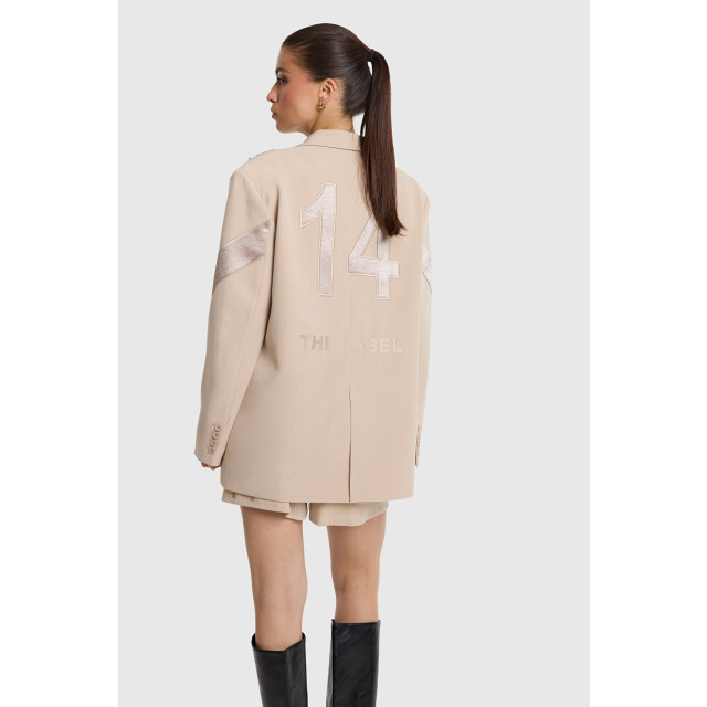Alix The Label Shiny pannel blazer zand 4549.04.0003 large