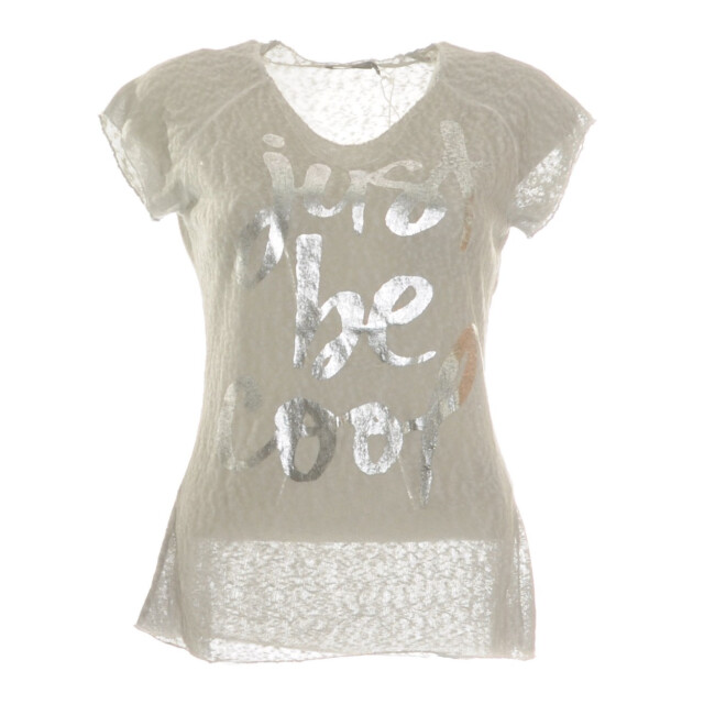 Vila Viellette ss satin top noos zand 4339.04.0007 large