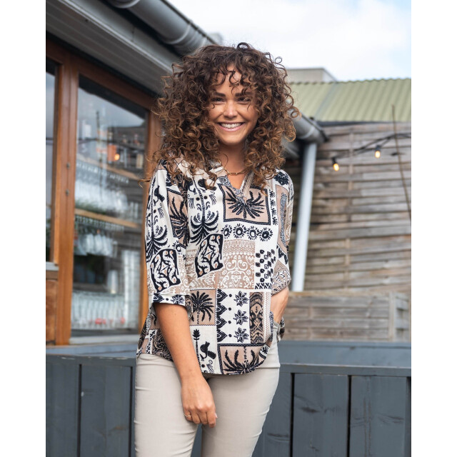 FOS Amsterdam Fos top kyra palm patch Kyra - Palm Patch large