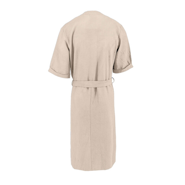 FOS Amsterdam Fos jurk norah linnen uni - Norah linnen uni - Beige large