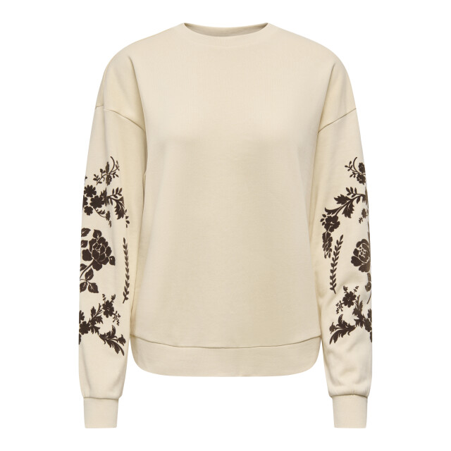 Jacqueline de Yong Jdy jdyirmelin sweatshirt met flockprint 15376613 large