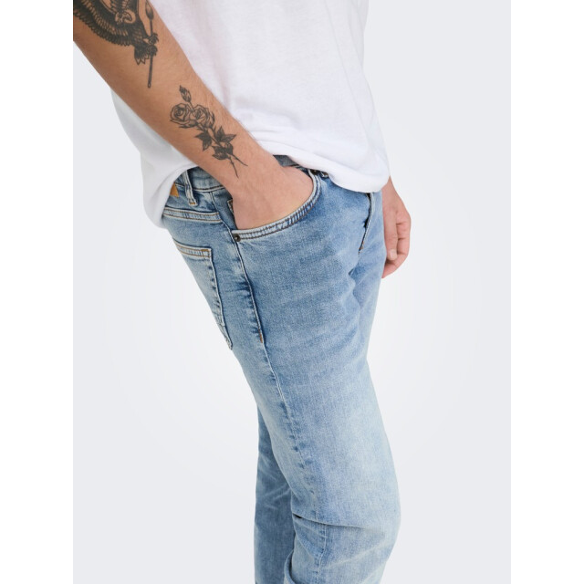 Only & Sons Onsloom slim blue wash fg 1409 noos blue denim 5102.35.1301 large