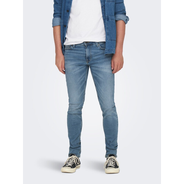 Only & Sons Onsloom life slim l blue pk 2371 blue denim 5102.35.1356 large