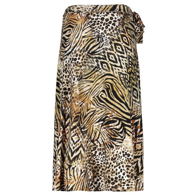 Geisha skirt long jersey aop 56350-60 jill 775 pr.06-25-2 brown/black 06415.840.0014 large