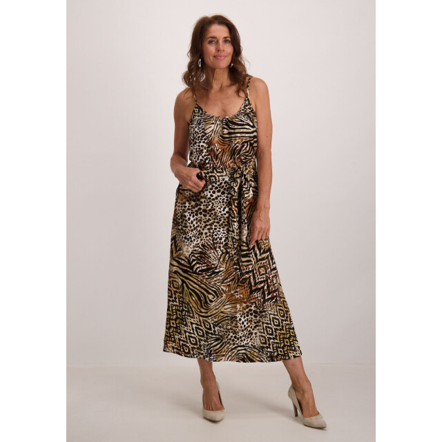 Geisha skirt long jersey aop 56350-60 jill 775 pr.06-25-2 brown/black 06415.840.0014 large
