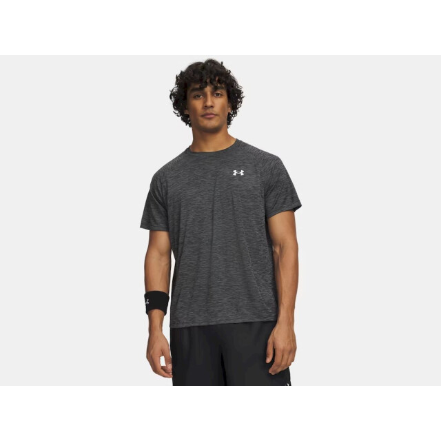 Under Armour Ua tech textured ss-blk training t-shirt korte mouw heren - 076107_990-L large