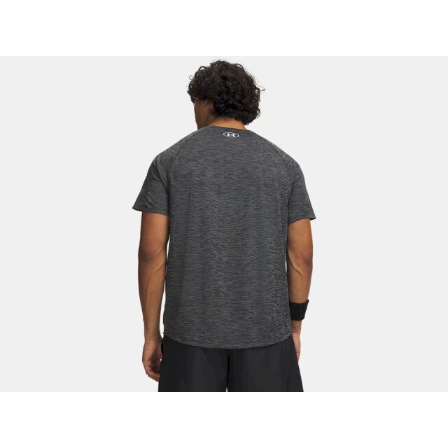 Under Armour Ua tech textured ss-blk training t-shirt korte mouw heren - 076107_990-L large