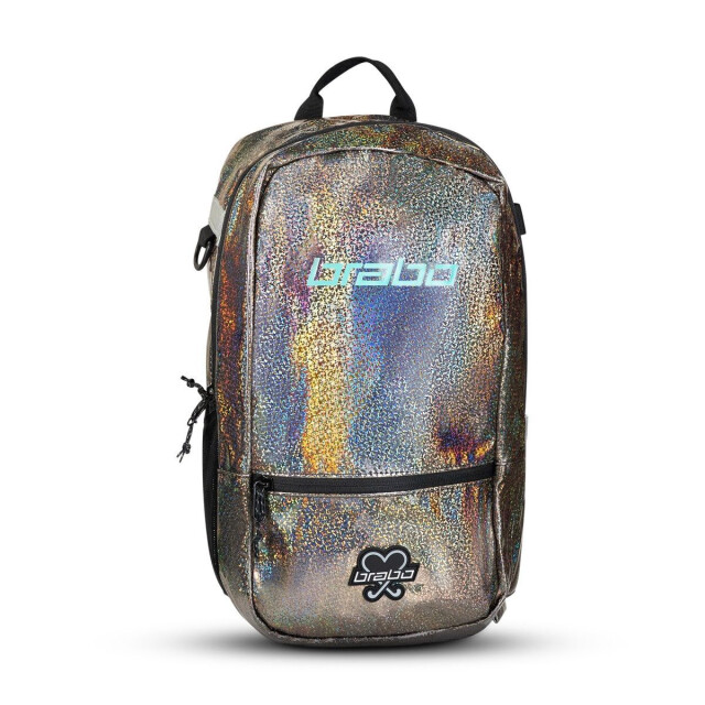 Brabo Backpack fun rainbow/aqua hockey rugzak - 076298_205-1SIZE large