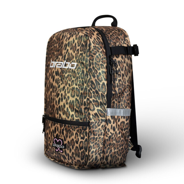 Brabo Backpack fun leopard glitter hockey rugzak - 076295_500-1SIZE large