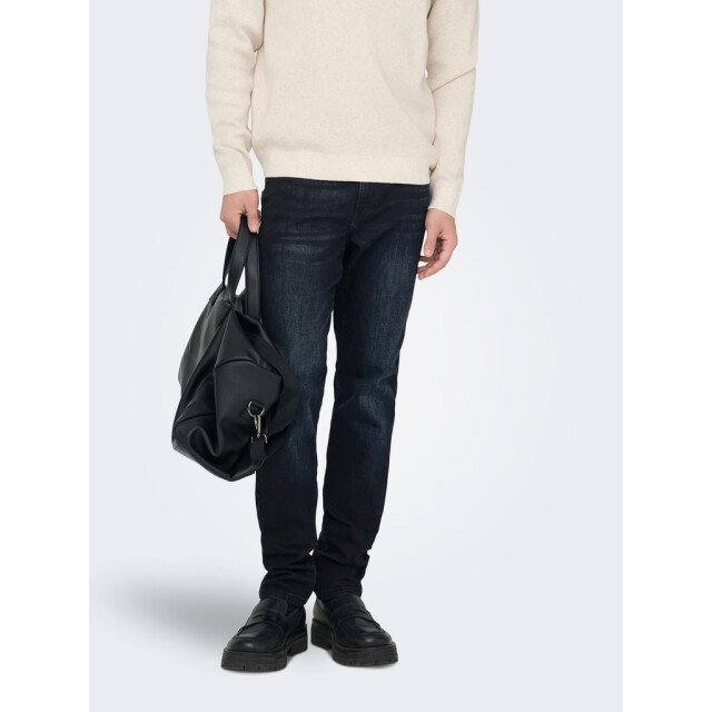 Only & Sons Onsloom slim blue black 6921 dnm no blue denim 5102.35.1549 large