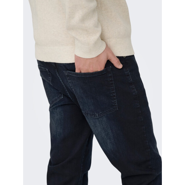 Only & Sons Onsloom slim blue black 6921 dnm no blue denim 5102.35.1549 large