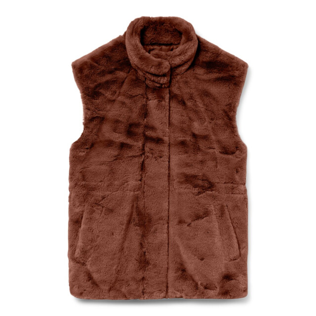 Vero Moda Vmjsonjapoppy faux fur waiscoat - 4279.70.0009 large