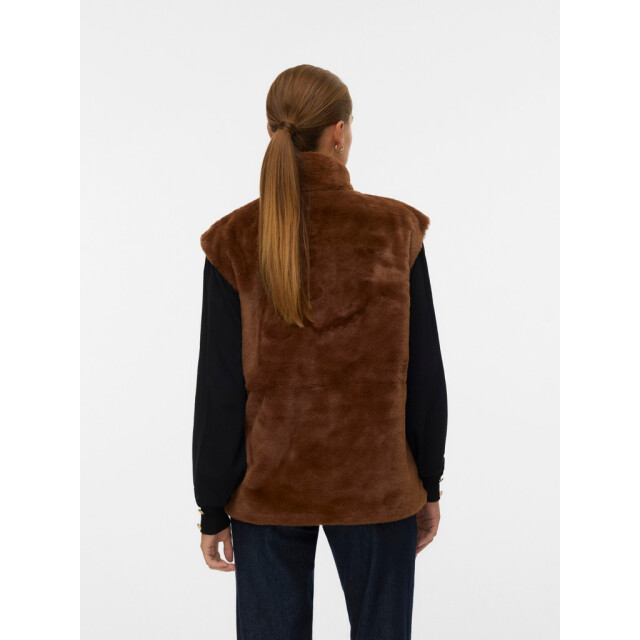 Vero Moda Vmjsonjapoppy faux fur waiscoat - 4279.70.0009 large