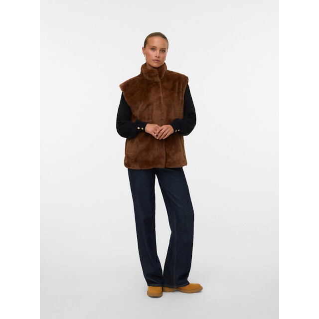 Vero Moda Vmjsonjapoppy faux fur waiscoat - 4279.70.0009 large