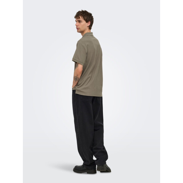 Only & Sons Onsben reg ss polo shirt noos taupe 5369.77.0014 large