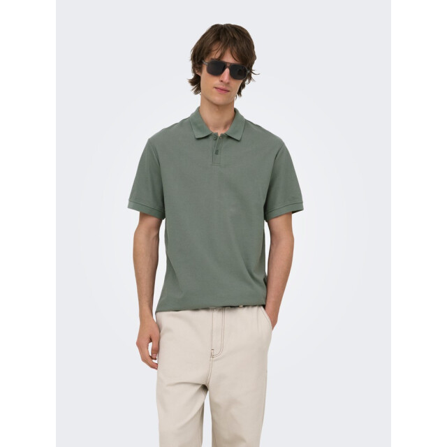 Only & Sons Onsben reg ss polo shirt noos melee 5369.87.0001 large