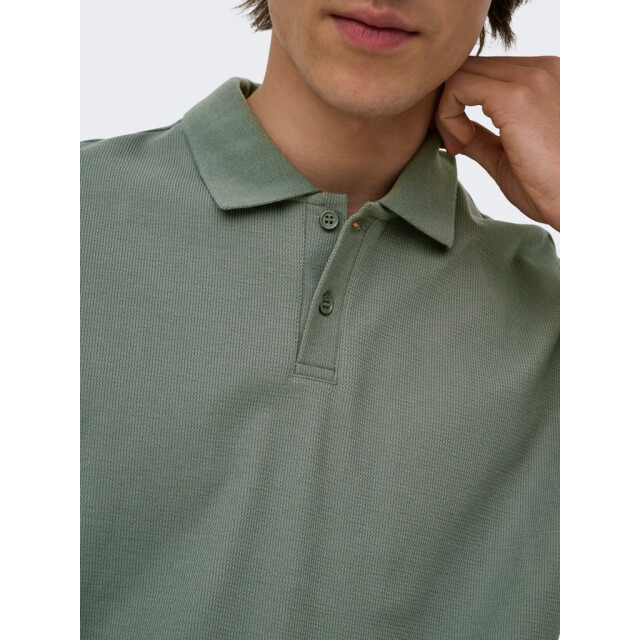 Only & Sons Onsben reg ss polo shirt noos melee 5369.87.0001 large