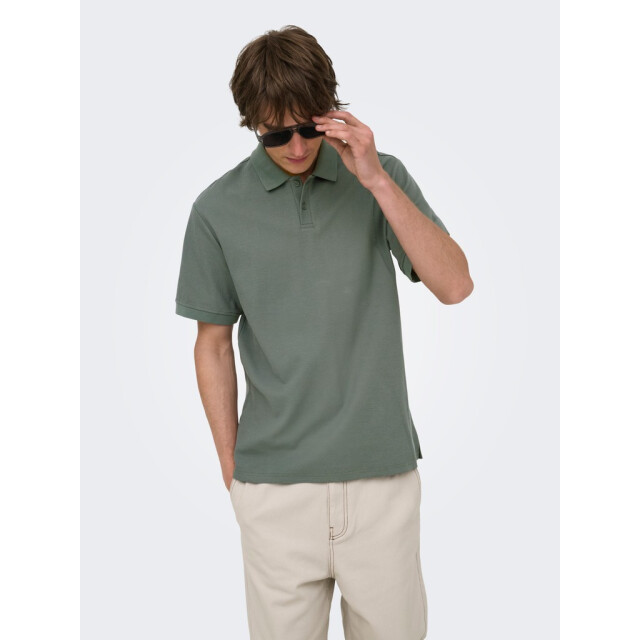 Only & Sons Onsben reg ss polo shirt noos melee 5369.87.0001 large