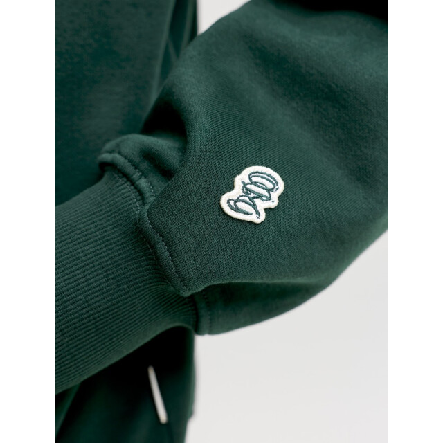 Jack & Jones Jorfrederiksberg monogram sweat hood sn olijf 5219.22.0043 large