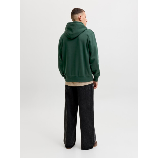 Jack & Jones Jorfrederiksberg monogram sweat hood sn olijf 5219.22.0043 large