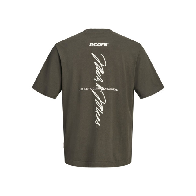 Jack & Jones Jcoclub back script tee ss crew neck sn antraciet 5339.85.0022 large