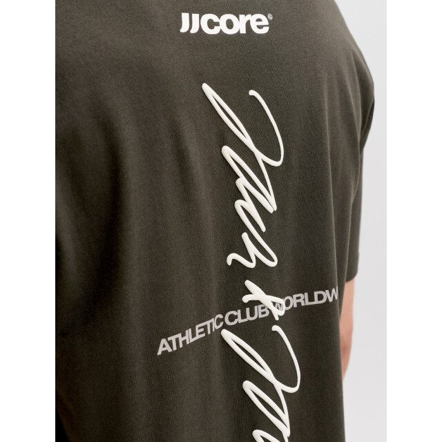 Jack & Jones Jcoclub back script tee ss crew neck sn antraciet 5339.85.0022 large