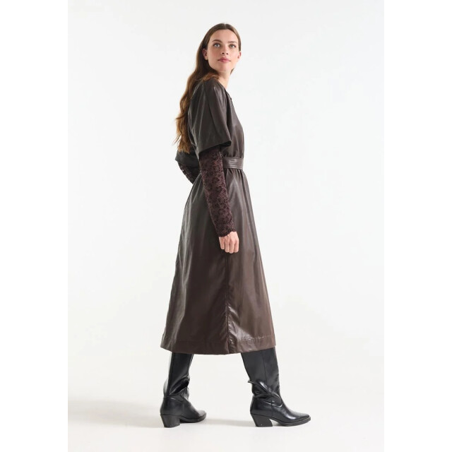 Jansen Amsterdam Linn lpu510 jurk dark brown LPU510 large