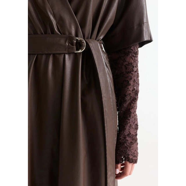 Jansen Amsterdam Linn lpu510 jurk dark brown LPU510 large