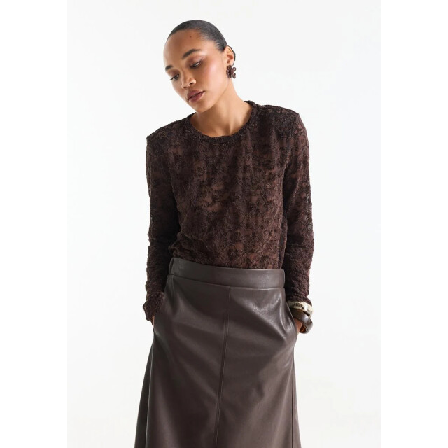Jansen Amsterdam Kiki fl155 lace top dark brown FL155 large
