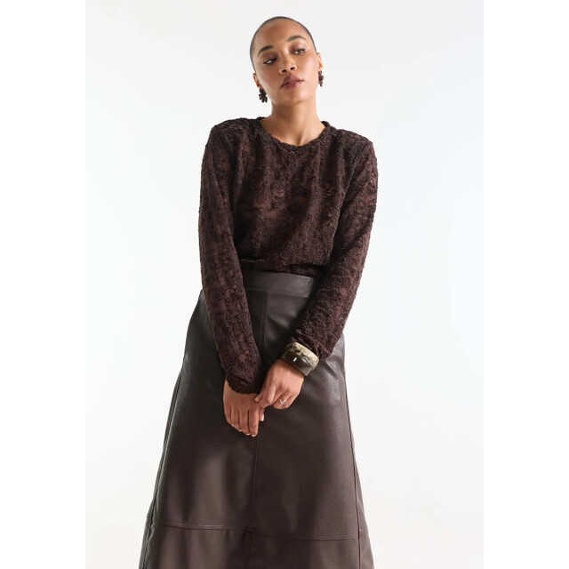 Jansen Amsterdam Kiki fl155 lace top dark brown FL155 large