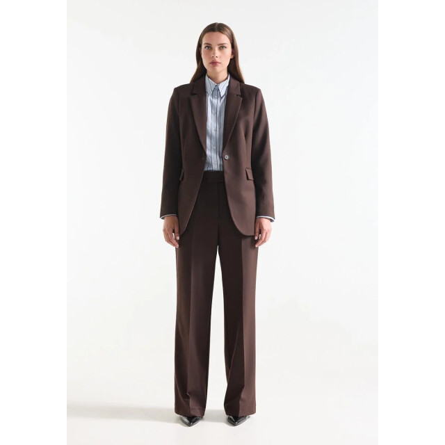 Jansen Amsterdam Livia mcs715 stripe belt blue/ brown MCS715 large
