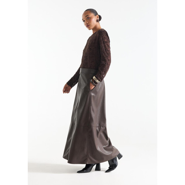 Jansen Amsterdam Kiki fl155 lace top dark brown FL155 large