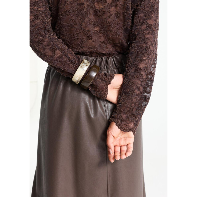 Jansen Amsterdam Kiki fl155 lace top dark brown FL155 large