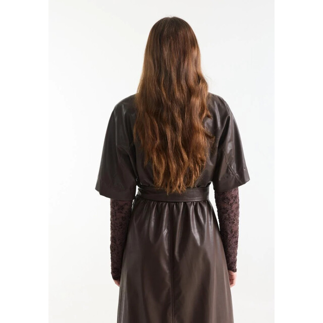 Jansen Amsterdam Linn lpu510 jurk dark brown LPU510 large