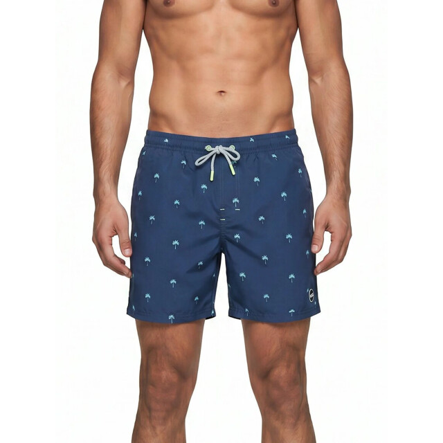 Happy Shorts Heren zwemshort palmbomen print donker HS-SW-1305 large