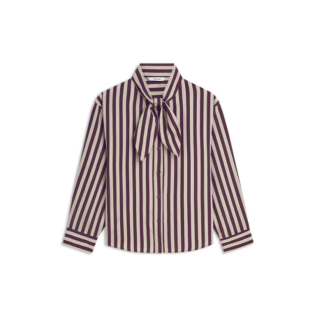 Summum Blouse two tone stripe blouses 2s3523-12490 2s3523-12490 large