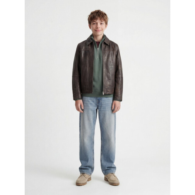 Jack & Jones Jornorrebro emb sweat high neck jnr olijf 3209.22.0015 large