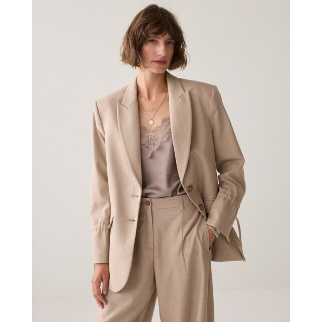 Summum Blazer twill melange taupe 4549.77.0006 large