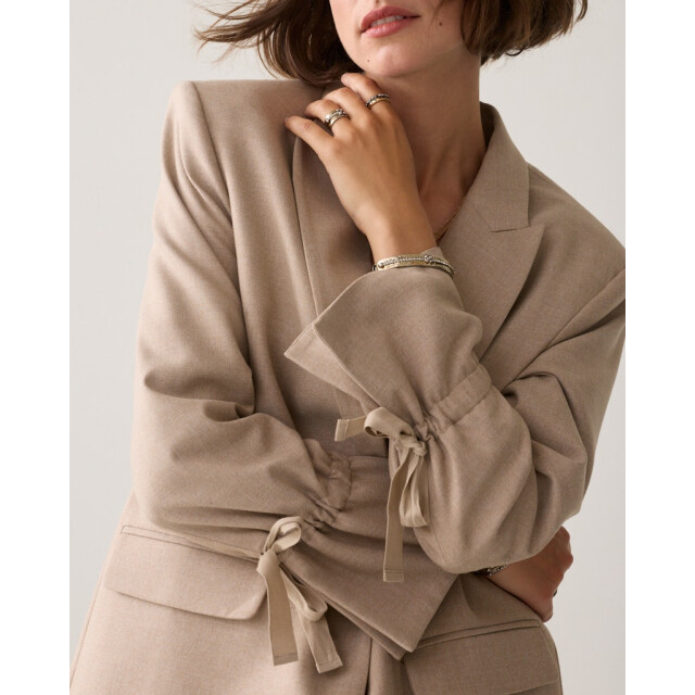 Summum Blazer twill melange taupe 4549.77.0006 large