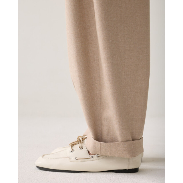 Summum Trouser barrel twill melange taupe 4109.77.0054 large