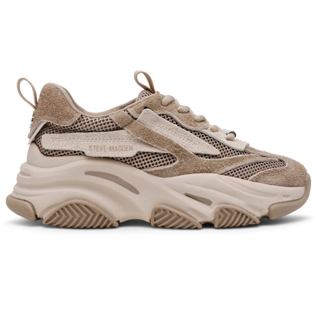 Steve Madden Possession-e taupe dames sneaker SM19000033-TGU large