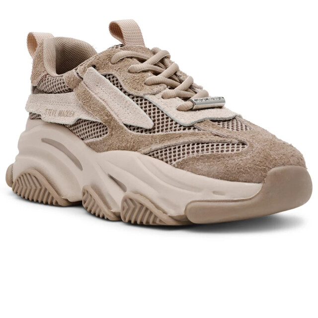 Steve Madden Possession-e taupe dames sneaker SM19000033-TGU large