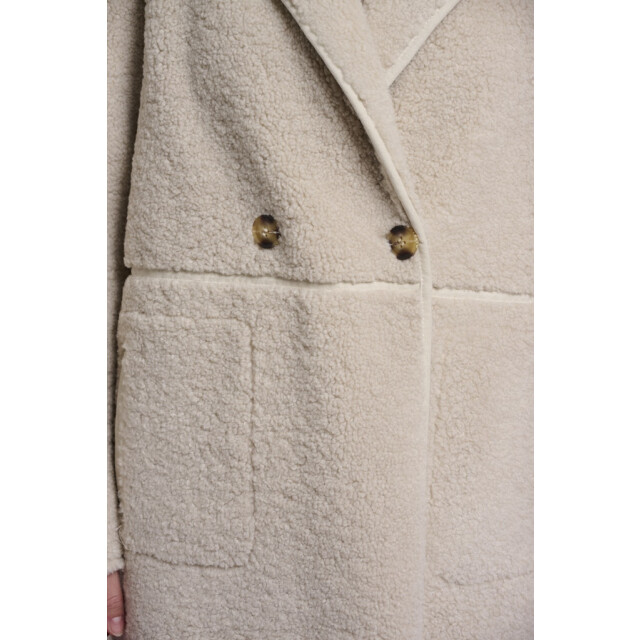 Rino & Pelle reversible double breasted coat juna.7002611 9030 birch 06111.198.0122 large