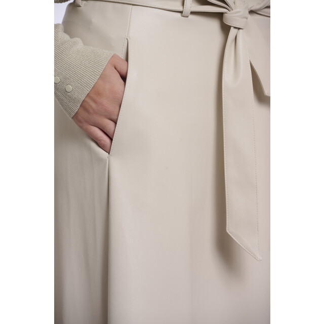 Rino & Pelle faux leather skirt with belt chelsea.7502611 9030 birch 06415.198.0008 large