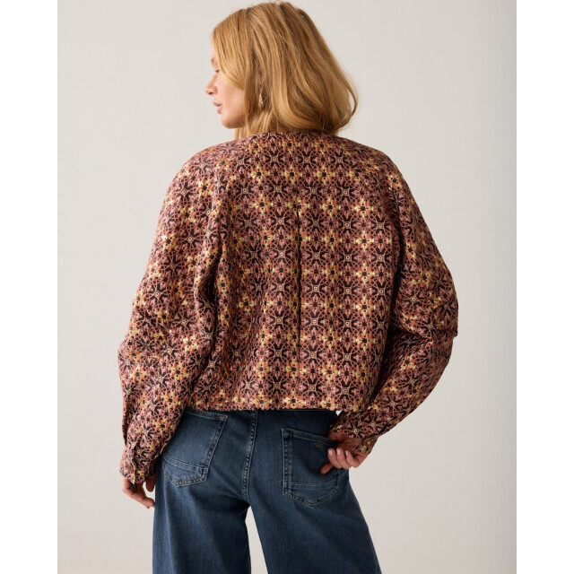 Summum jacket jacquard lurex 1s1319-12528 335 dark burgundy 06111.680.0031 large