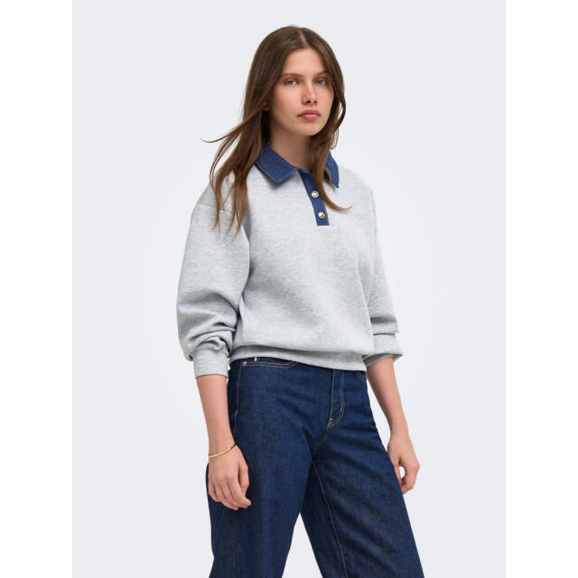 Only Onlscarlet ls polo mix sweat ub pr swt - 4359.82.0019 large