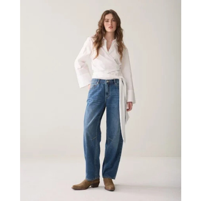 Summum 4s2746-5169 453 cocoon leg jeans vintage cotton twill denim 4s2746-5169 453 large